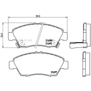 ������� ��������� �������� ������. Honda (GAC) CITY (GM) 12/08-12/15 / Honda (GAC) CITY 03/06-12/08 P28024 ����