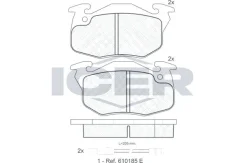 ������� ��������� �������� ������, Peugeot: 205 I 83-87, 205 I 86-94, 205 II 87-98, 305 II 82-90, 305 II Break 82-88, 309 I 85-89, 309 II 89-93, 405 I...