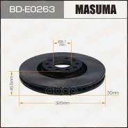 ���� ��������� ���. AUDI A6, A4 99- Masuma ���. BD-E0263 BDE0263 ����