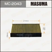 ������ �������� Suzuki SX4 13- Masuma ���. MC-2043 MC2043 ����