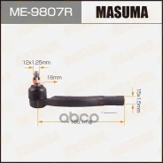 ���������� ������� ����. Toyota Corolla 06-13, Auris 07- Masuma ���. ME-9807R ME9807R ����
