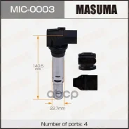 ������� ��������� AUDI/VW/Skoda 1.4-1.6 04-14 Masuma ���. MIC-0003 MIC0003 ����