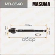 ���� ������� Toyota LAND Cruiser Prado 120 02-09 Masuma ���. MR-3840 MR3840 ����