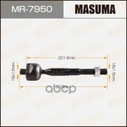 ���� ������� Mitsubishi Triton, L200 05- Masuma ���. MR-7950 MR7950 ����