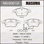 ������� ���. Peugeot 206,207,307/Citroen C3, C4, Xsara 06= Masuma ���. MS-E0012 MSE0012 ����