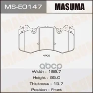 ������� ��������� LAND Rover Discovery IV, Range Rover, Sport 09- Masuma ���. MS-E0147 MSE0147 ����