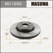 ���� ��������� ���. Toyota Yaris 06- Masuma ���. BD-1233 BD1233 ����