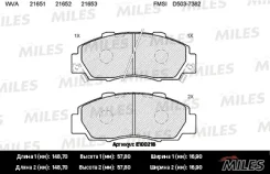 ������� ��������� �������� (��� ������� + �����) (����� Semi-Metallic) (Honda Accord 91-98/CR-V 95-02) (TRW GDB995) E100218 Miles E100218 E100218 ����