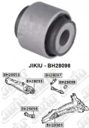 ����������� ���� �������� Honda Civic 87-01, CR-V 96-01, Integra 89-01 BH28098 Jikiu BH28098 BH28098 BH28098 ����
