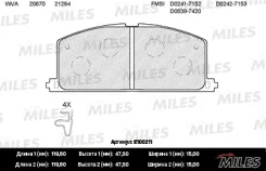 ������� ��������� �������� (��� �������) (����� Semi-Metallic) (Toyota Camry/Carina/Corolla 83-92) (TRW GDB3184) E100211 Miles E100211 E100211 E100211...