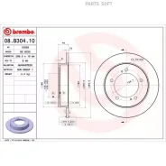 ���� ����. Suzuki Jimny 98- Brembo 08. B304.10 Brembo 08B30410 08B30410 ����