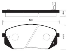 ������� ��������� �������� Kia Carens 2.0CVVTi/CRDi 06 SP1196 Sangsin SP1196 SP1196 ����