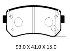 ������� ��������� �������� ������ Hyundai: Tucson 16- / KIA: Sportage 15- (����������� � �����) PBP099KOR ����
