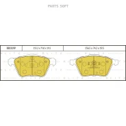 ������� ��������� Volvo XC90 02- �����. Blitz BB0309P Blitz BB0309P BB0309P ����