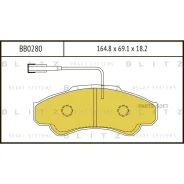 ������� ��������� �������� �������� Citroen Jumper 02-FIAT Ducato 02-Peugeot Boxer 02- Blitz BB0280 Blitz BB0280 BB0280 ����
