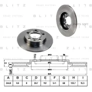 ���� ��������� AUDI 80/A4 88- ����. Blitz BS0168 Blitz BS0168 BS0168 ����