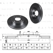 ���� ��������� FORD Escort/Fiesta/Orion 90- �����. ����. Blitz BS0125 Blitz BS0125 BS0125 ����