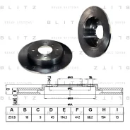 ���� ��������� Nissan Primera/Almera 90- ����. Blitz BS0131 Blitz BS0131 BS0131 ����