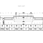 ���� ��������� FORD/Mazda Focus 2/C-MAX/3 04- ����. Blitz BS0434 Blitz BS0434 BS0434 ����