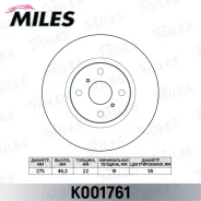 ���� ��������� �������� D=275��. ������������� Toyota Yaris 1.0 05- (TRW DF4804) K001761 Miles K001761 K001761 ����
