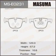 ������� ��������� BMW 3(F30/31/34) -25 ����. Masuma MSE0231 Masuma MSE0231 MSE0231 ����