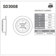 ���� ��������� ������ Sangsin Brake SD3008 Sangsin Brake SD3008 SD3008 ����