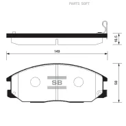 ������� ��������� �������� Sangsin Brake SP1190 Sangsin Brake SP1190 SP1190 ����