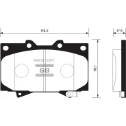 ������� ����. �������� Hi-Q Toyota LAND Cruiser 05-07 (D772) Sangsin Brake SP1379 Sangsin Brake SP1379 SP1379 ����
