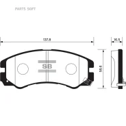 ������� ���������, �������� Isuzu Trooper III (1999- ), OPEL Frontera B II (1998-2004)/ Monterey (1991-1999) Sangsin Brake SP1267 Sangsin Brake SP1267...