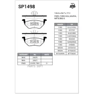 ������� ���������, ������ FORD Maverick II (2000-2010), Mazda Tribute I (2000-2008) Sangsin Brake SP1498 Sangsin Brake SP1498 SP1498 ����