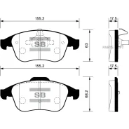 ������� ��������� Renault Latitude/Megane/Scenic 08- ������. Sangsin Brake SP1516 Sangsin Brake SP1516 SP1516 ����