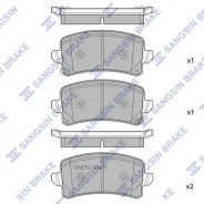 ������� ��������� Haval Jolion 20- 4WD ������ Sangsin Brake SP2692 Sangsin Brake SP2692 SP2692 ����