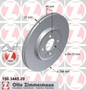 ���� ��������� �������� ������������� bmw 1-series mini Zimmermann 150.3445.20 Bmw: 34116768933 34116774986 34116777825 34116858652 Mini Mini Clubman...