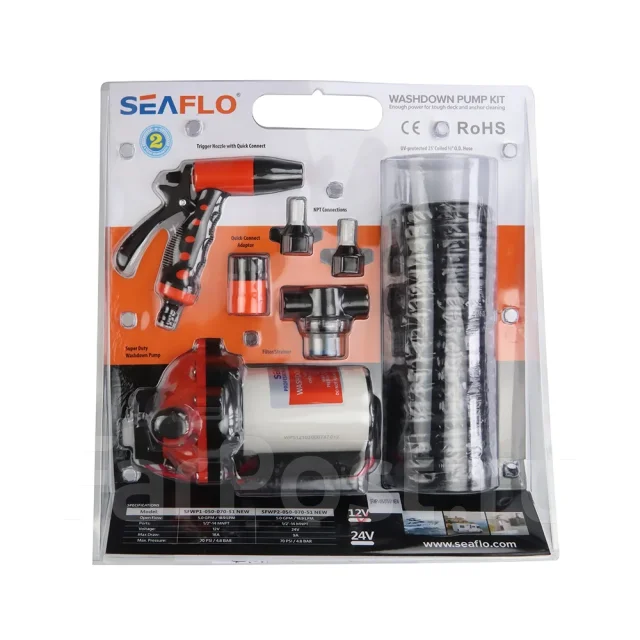 �������� ���������� SeaFlo, 12V 20 �/���, 4.8 BAR sfwp1-055-070-51_pack-spot ����