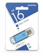 ����-���� 16 GB, SMARTBUY V-Cut, USB 2.0, ������������� ������, �����, SB16GBVC-B 512195 ����