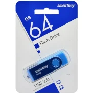 ����-���� 64 GB SMARTBUY Twist USB 2.0, �����, SB064GB2TWB 513910 ����