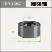 ��������� ��������� Masuma, KIA RIO front, �������� BR1060 ����