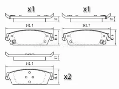 ������� ��������� (�����) Chevrolet Tahoe 13-21 / Cadillac Escalade 15-21 SAT ST-28-0286, ������ ST280286 ����