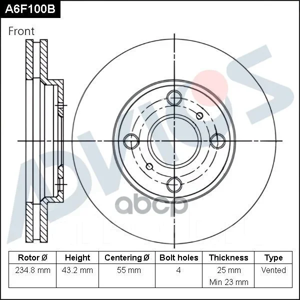 ���� ��������� ���. Advics Advics ���. A6F100B A6F100B ����