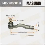 ���������� ������� ���� Toyota LC 200 07- ����. Masuma ME9808R ME9808R ����