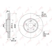 ���� ��������� ������������� (296x28) | ����� | Lynxauto BN-1167 BN1167 ����