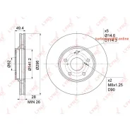 ���� ��������� ������������� (296x28), ����� Lynxauto BN1167 BN1167 ����