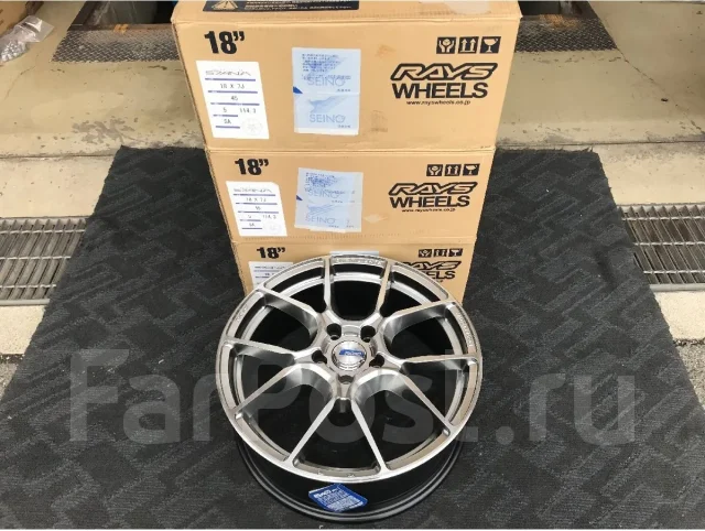 RAYS Gram Lights Azure 57ANA. 7.0x18", 5x114.3, ET45, �� 73,1���. ��� ����� �� ���������� ����