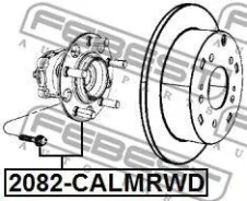 ������� ������ Mitsubishi Lancer (CX, CY) (2007) [178Febest2082Calmrwd] 2082CALMRWD ����