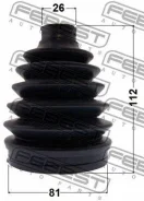 ������� ����� ������/���. (��������) Mitsubishi ASX (2010-2016) 81X112X26 [178Febest0417PGA] 0417PGA ����