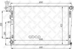 �������� /600 x 455 x 16 mm. / Stellox ���. 10-25385-SX 1025385SX ����