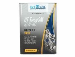GT Oil Turbo. 10W-40, �����������������, 4��. ����