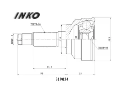 ���� ������� 26/30 | ����� ����/��� | INKO 319034 319034 ����