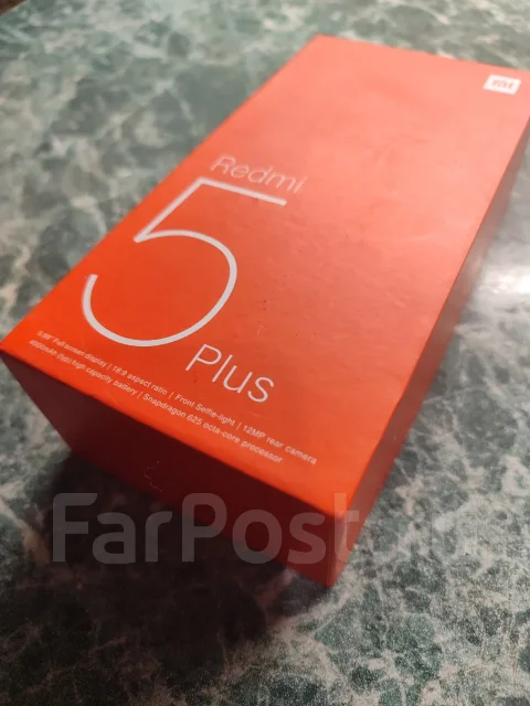 Xiaomi Redmi 5 Plus. �/�, 64 ��, ������, 3G, 4G LTE, Dual-SIM ����