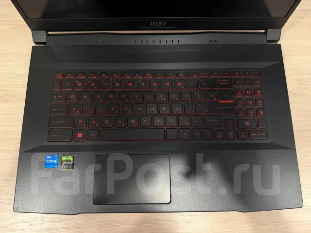 MSI Katana GF76 12UE. 17.3", 144����, ��� 16 ��, ���� 512���, WiFi: 1, Bluetooth: 1, ����������� �� 5��. ����